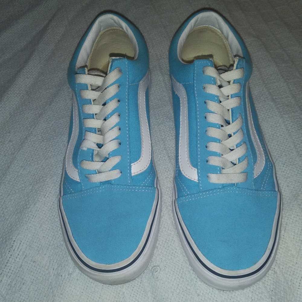 Aqua blue vans